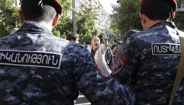 Mass protest in Yerevan, Armenia continues