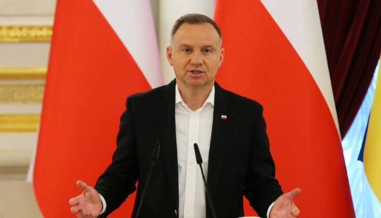 Polish,Lithuanian And Ukrainian Presidents Give A Joint Press-conference In Kyiv, Amid Russia’s Invasion Of Ukraine.